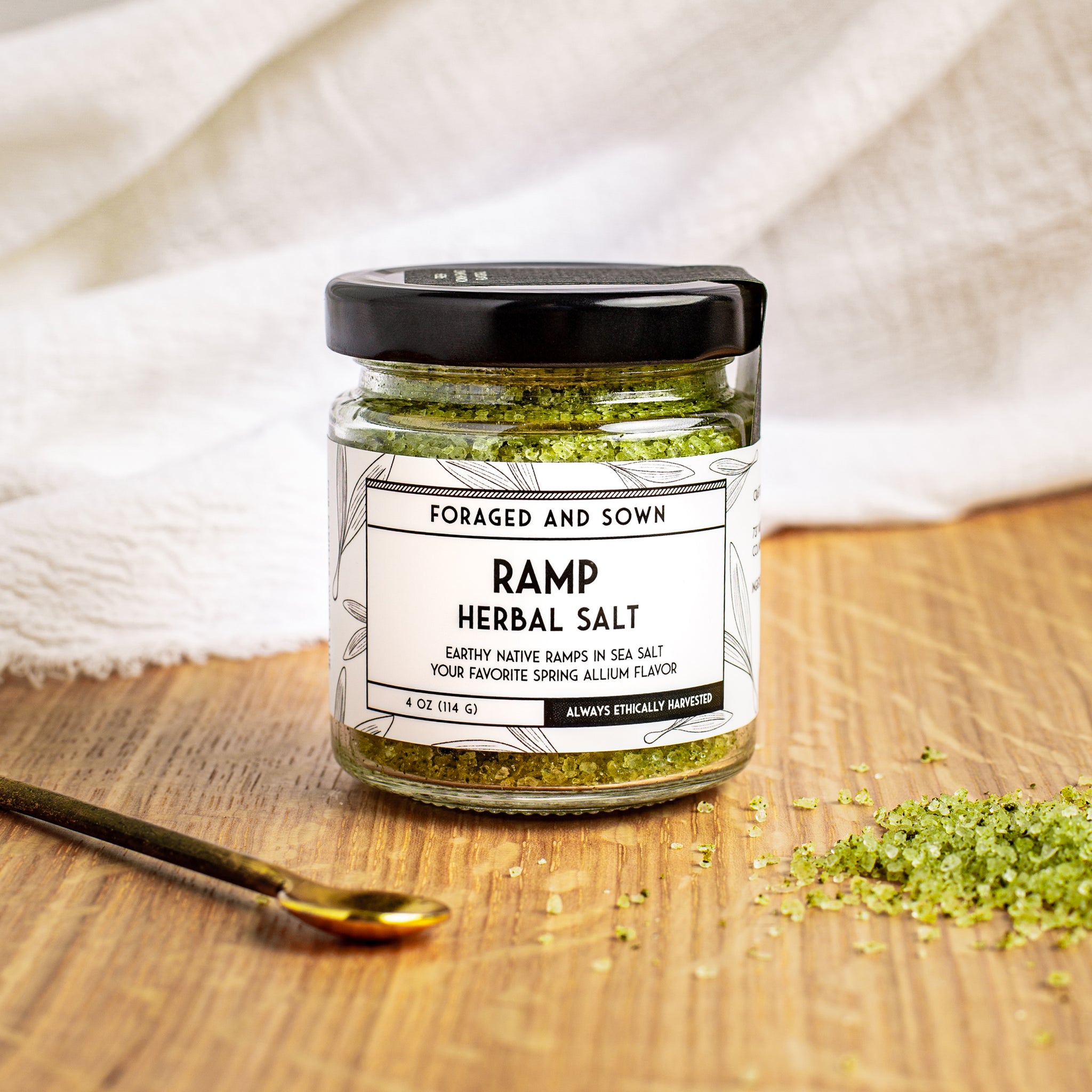 Ramp Herbal Salt – Foraged and Sown