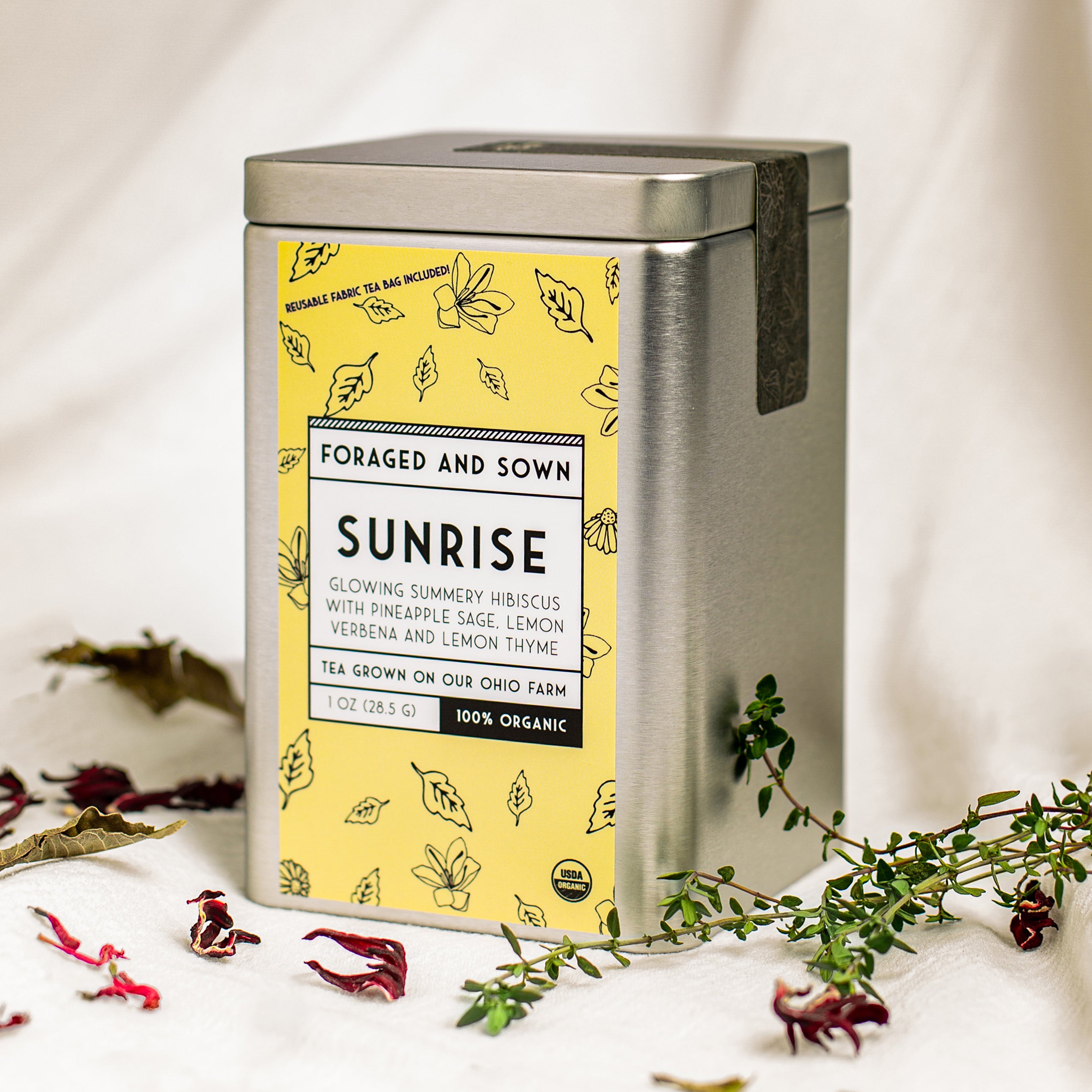 Sunrise Herbal Tea – Foraged and Sown