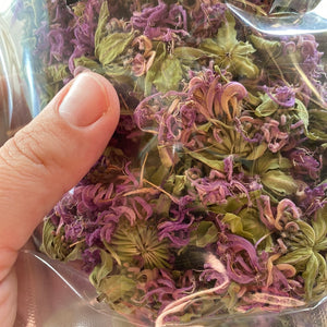 Bergamot flowers, dried